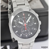 怒降$79，RADO 雷达 帝星系列 男士三眼精密计时腕表 新低$479 约￥3288