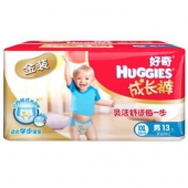 好奇 Huggies 金装成长裤 XXL13片 加加大号裤型纸尿裤【男】【17kg以上】