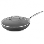Cuisinart 硬质阳极氧化平底锅不粘煎锅 导热均匀
