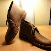 其乐（Clarks） Bushacre 2 男士沙漠靴 耐穿耐磨