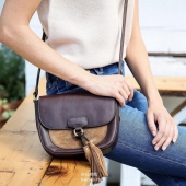 FRYE 弗莱 女士真皮马鞍包 2.9折$96.53 到手￥735