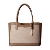 卡尔文 克莱恩（Calvin Klein） Saffiano Wool 女士手提包 别致时尚