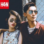 汉代 HAN 情侣款 经典炫彩偏光墨镜