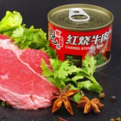 魁牌 红烧牛肉罐头 80g*12罐