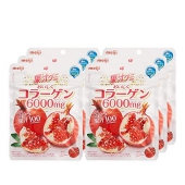 明治（Meiji）  石榴汁胶原蛋白软糖 81g*6袋