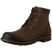 限7.5码：Clarks 其乐 男士真皮防水系带 高帮靴