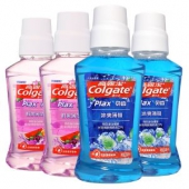 高露洁 贝齿漱口水套装(鲜果薄荷250ml×2+冰爽薄荷250ml×2)