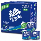 维达（Vinda） 蓝色经典 卷纸 3层160g*27卷