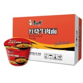 康师傅 方便面（KSF） 开心桶 红烧牛肉桶面 12桶