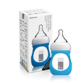 Umee 玻璃奶瓶（单个装，含硅胶套）颜色随机 150ml