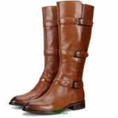 ECCO 爱步 女士真皮15英寸长靴 4折$104.99 到手￥870