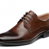 ECCO 爱步 开罗 男士真皮鞋 两色 $79.99 到手￥650