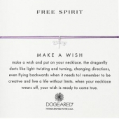 DOGEARED Free Spirit Dragonfly Amethyst 蜻蜓项链