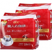 UCC 悠诗诗 滴滤式职人咖啡粉 18袋  折39.95元/件（79.9元，买1送1）