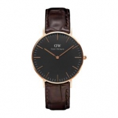 Daniel Wellington Classic Black系列 SHEFFIELD DW00100140 中性时装腕表