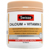 SWISSE Calcium钙+ 维他命D 150片*2瓶 防止骨质疏松 澳洲进口