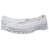 斯凯奇Skechers Sport系列 EZ Flex 女子浅口单鞋 雕花镂空鞋面