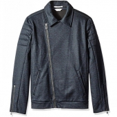 Calvin Klein 男士羊毛修身机车夹克 $33.45 到手￥290