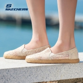 斯凯奇（Skechers） 时尚渔夫鞋 蕾丝布面女单鞋