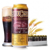 BROUCZECH 布鲁杰克 黑啤酒 500ml*24  79元