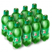 限华北： HEDY 七喜 冰爽柠檬味汽水 330mL*12瓶
