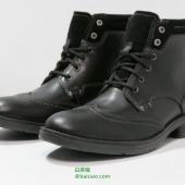 Clarks 其乐 男士系带真皮休闲短靴 $36.54 到手￥410