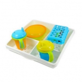 费雪牌（Fisher-Price）  Y3517 豪华宝宝餐具10件套 安全方便