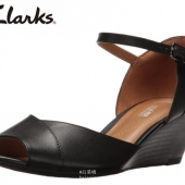 限US5.5码，Clarks 其乐 女士坡跟凉鞋  Prime会员免费直邮到手￥304.64