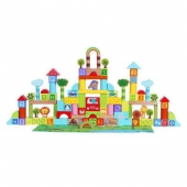 费雪（Fisher Price） 大块森林动物乐园 100粒 FP6007T