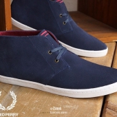 限40码，Fred Perry 男士绒皮中帮休闲靴 Prime会员免费直邮到手￥262