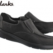 Clarks 其乐 男士真皮一脚蹬休闲鞋 2色 prime会员免费直邮到手￥394.66