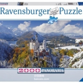 迪斯尼城堡原型，Ravensburger 睿思  新天鹅堡 2000片拼图  Prime会员凑单免费直邮含税到手￥154