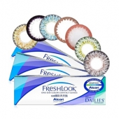 爱尔康 视康Freshlook睛彩日抛彩色隐形眼镜 30片