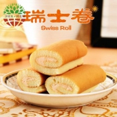 美的客枣糕 河北特产红枣糕点 瑞士卷 1000g