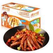 爽口佳 盐焗味小鱼仔 休闲零食鱼干 15g*20包/盒
