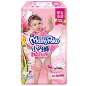 限地区：MamyPoko 妈咪宝贝 婴儿小内裤 女 大号L40片