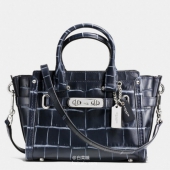 COACH 蔻驰 鳄鱼纹压花小牛皮手袋 $199.99 到手￥1480 国内￥4200