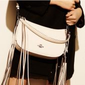 蔻驰（COACH）   Fringe Chelsea女士真皮流苏单肩斜挎包