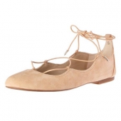 Sam Edelman  女士真皮绑带平底芭蕾鞋