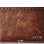 Fossil 化石 男士真皮钱包  Prime会员免费直邮到手￥232