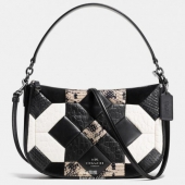 COACH 蔻驰 女士稀有压花皮革绗缝斜挎包 $129.99 到手￥995