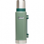 Stanley 经典真空保温瓶子1.3L 1.4QT 金属面绿色