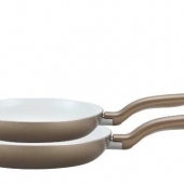 T-fal 特福 土豪金陶瓷不粘锅煎锅套装（20cm+25cm） Prime会员凑单免费直邮到手￥170