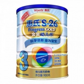 惠氏 S-26金装幼儿乐 幼儿配方奶粉3段 900g