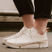 其乐（Clarks） Trigenic Flex Low-Top 女士真皮三瓣鞋 缓震舒适
