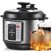 Midea 美的 WQC50A1P 家用电压力锅 5L（一锅双胆、预约）