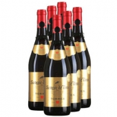 TORRES桃乐丝 公牛血金标干红葡萄酒 750ml*6支