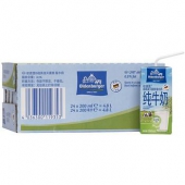 仅广东：欧德堡（Oldenburger）超高温处理脱脂纯牛奶200ml*24盒
