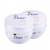 Dove多芬 柔滑亮泽身体乳霜(Silky) 300毫升*2罐