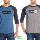 Levi's 李维斯 男士印花休闲衫 7分袖 Prime会员凑单免费直邮到手￥106